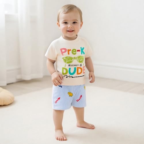 Back to School Clothes Girls Boys School Shirts Short Sleeve Letter Print 2T 3T 4T 5T 6T 7T Girls Boys Tops4