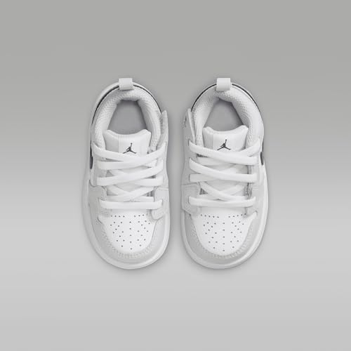 Jordan 1 Low Alt Baby/Toddler Shoes (DR9747-146, White/Neutral Grey/Gum Medium Brown/Midnight Navy)4