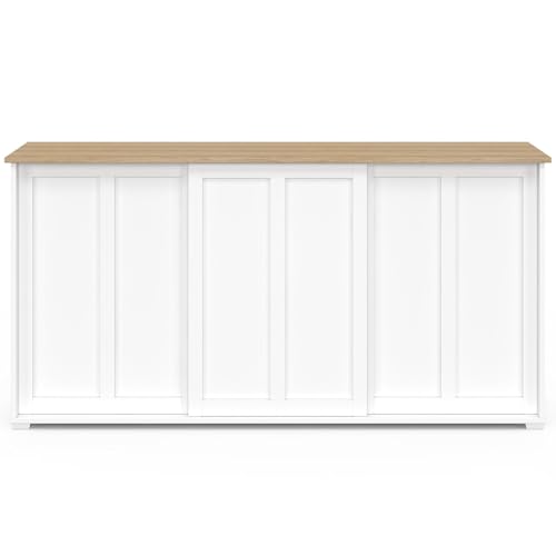 Aparador JANGO 160 cm con tablero de madera y estilo escandinavo 5