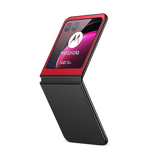 Moto Razr + 2023 étui cuir fin antichoc pour style urbain Motorola Razr 40 Ultra