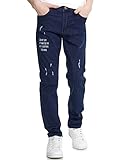  DombayDenim DD-1870 Jeans Hose Junge Kinder Slim (Jeans-dunkelblau, 92)