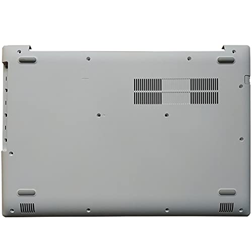 Laptop Cover for Lenovo IdeaPad 320-15 320-15ISK 320-15IKB 320-15ABR LCD Top Back Cover LCD Bezel Cover Palmrest Cover Bottom Base Case Hinges and Hinge Cover (White Bottom Base Case)