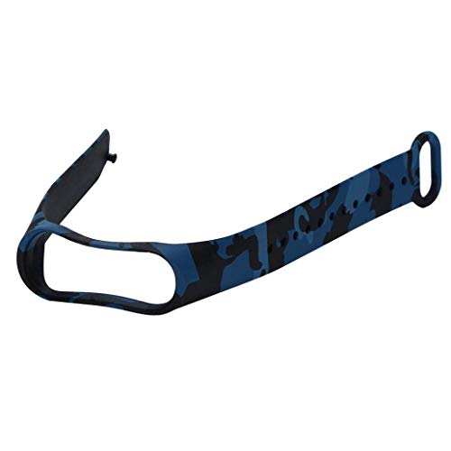 Image of Silicone Camouflage Army Style Band Strap for Xiaomi Mi Band 4 & Mi Band 3(Device Not Included) (Army Blue)