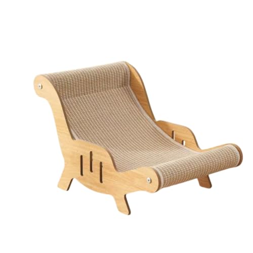 JoFist 耐摩耗性のある猫用爪とぎポスト、猫用ソファベッド、おもちゃ、運動、ストレス解消に最適、スタイリッシュ、糸くずの出ない、組み立て簡単、家具を損傷から保護 (ラージ)