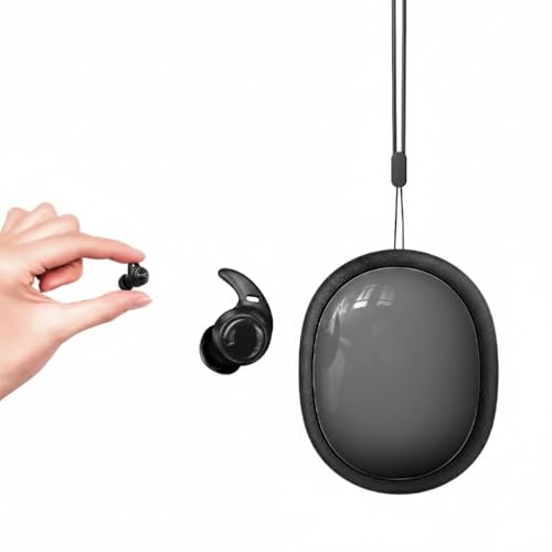 NE76 - Auriculares para dormir Bluetooth de 6 pulgadas, traducción de IA en tiempo real, 150 idiomas, impermeables, mini auriculares para dormir, diseño pequeño para personas que duermen de lado, para