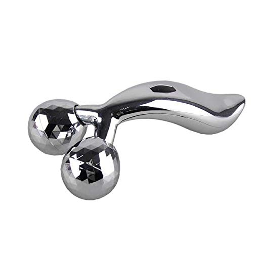 Waterproof Professional 3D Manual Roller face massager Excellent 3D Face massager 360 Rotate Machine for women 2 Wheel Full Body Shaping Skin lifting wrinkle remover Relaxation Tool for women double chin reducer Face jawline shaper and body Massage and Pain Relief Silver ( Smooth Scroll Massager ) Waterproof Professional 3D Manual Roller face massager Excellent 3D Face massager 360 Rotate Machine for women 2 Wheel Full Body Shaping Skin lifting wrinkle remover Relaxation Tool for women double chin reducer Face jawline shaper and body Massage and Pain Relief Silver ( Smooth Scroll Massager )