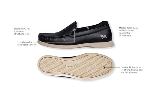 Image of Neeman's The Luxe Loafer for Men | Comfortable, Lightweight PU Faux Leather Upper & Flexible Sole | Semi Formals