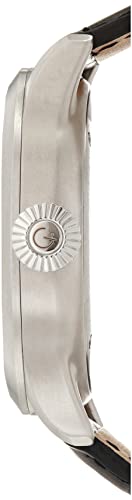 Gevril 43500-05 Men's Vaughan Swiss Automatic Watch, Genuine Italian Black Leather Strap2