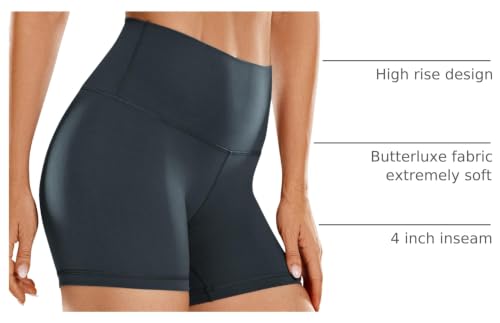 Image of CRZ YOGA Butterluxe Biker Shorts 4 inch | Extremely Soft, Gentle Compression, Yoga, High Waisted, for Women