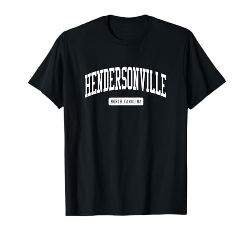 Hendersonville NC Vintage Athletic T-Shirt