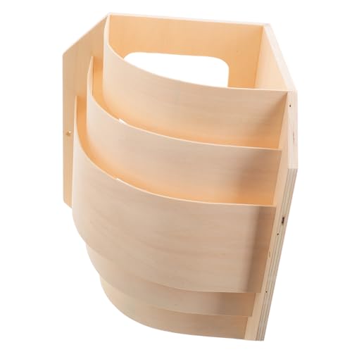 DECOMELODY Paralume in Legno Per Angolo Sauna Copertura Sottile e Traslucida Protettore Resistente Alle Alte Temperature Accessorio Decorativo Per Stanza Installazione Rapida