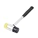 Aexit Plastic Coated Hammers Handle Dual Head Rubber Hammer Drywall Hammers Household Tool