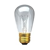 Sival - 11S14 Sign Light Bulb (S14), 11 Watts, Clear, Pack of 20, Commercial-Grade, 5,000 Hours