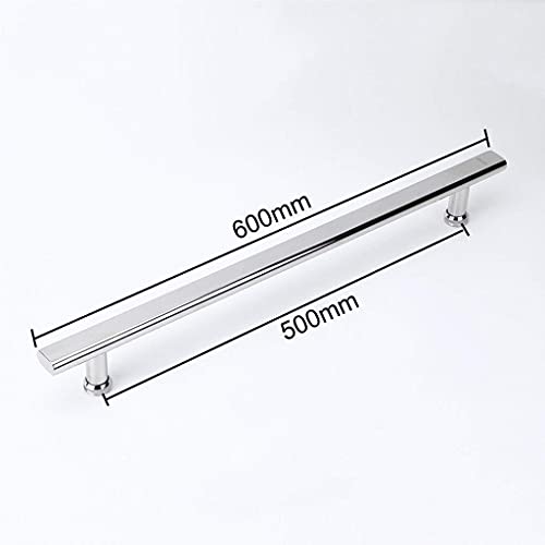 Porte-serviettes en chrome et bouton de douche pour la maison - 3