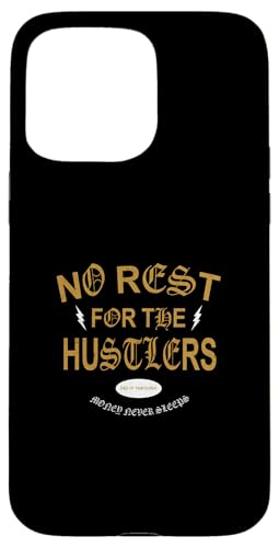 Brown The Hustle Never Sleeps uE OtBbN X}zP[X iPhone 15 Pro Max p