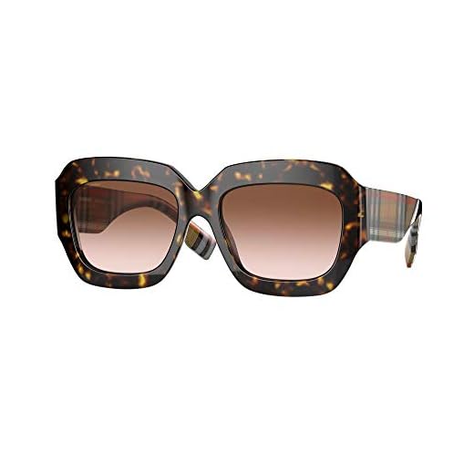 BURBERRY Gafas de Sol MYRTLE BE 4334 Dark Havana/Brown Shaded 54/18/140 mujer