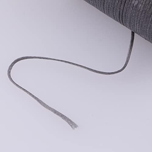 Hilo de coser fuerte poliéster 0.8mm gris oscuro miniatura 4