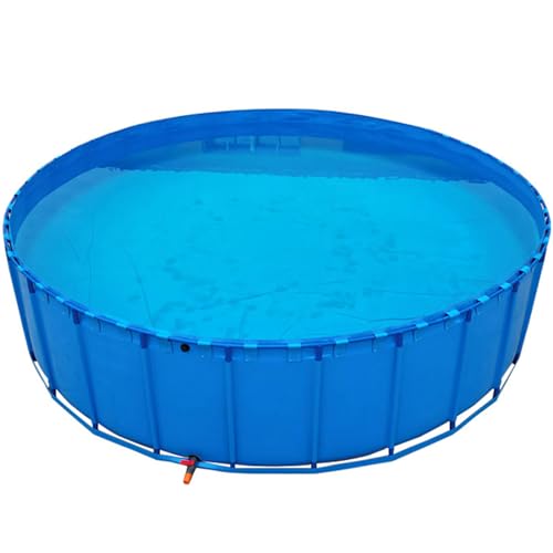 Bassin temporaire multifonction en toile pour préserver vos poissons koï au jardin