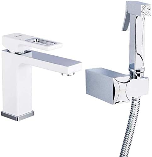 Robinet de lavabo et kit douchette bidet pour remplacer le papier