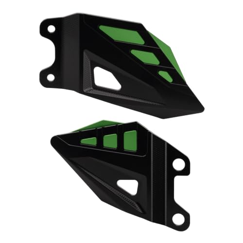 Accessoire moto vert Ninja ZX10R protection de talon repose-pieds CNC