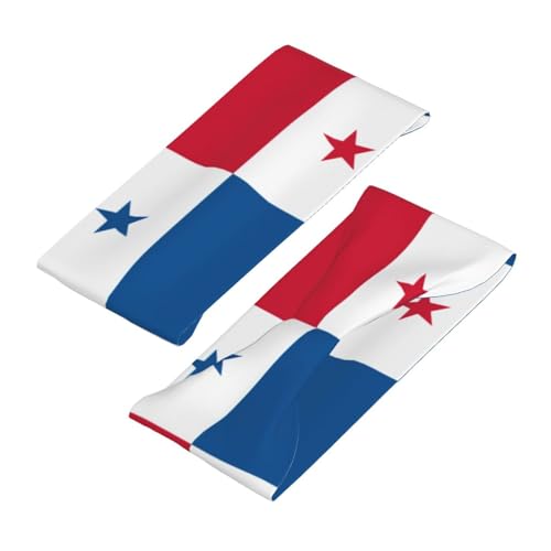Image of Cute Flag Headbands Women Men Flag Sweatband Sports Headband for Running, Cycling, Yoga Gym, Working Out