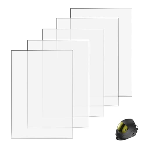 0700000808 Inside Cover Lens Replacement for ESAB Sentinel A50 Welding Helmet, Welding Helmet Clear Cover Inside Lenses Replacement A50 Lens, Anti-Scratch & Spatter Protection, 5 Pack