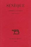  Lettres à Lucilius, tome 5 : Livres XIX - XX
