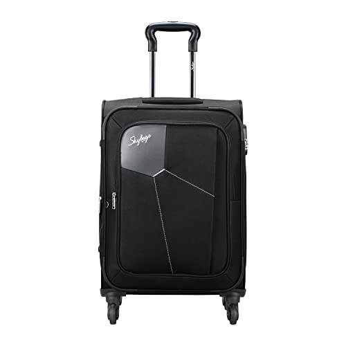 Skybags Polyester Soft 57 Cms Luggage- Suitcase(Strubw57Eblk_Black)
