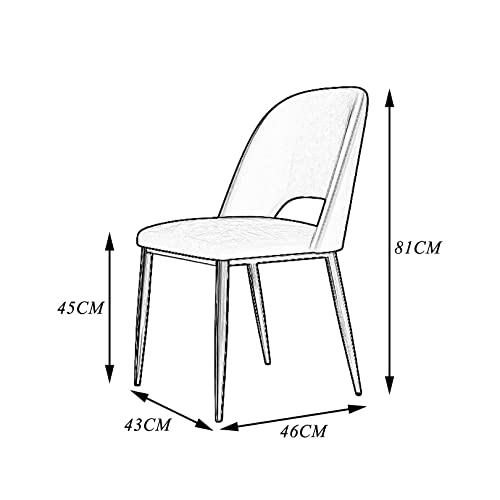 Chaise de comptoir sans accoudoirs en velours pour optimiser l'espace - 3