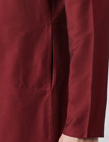 Image of Amazon Brand - Symbol Men Festive Embellished Long Kurta (Regular Fit)