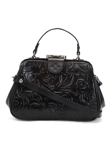 Image of Patricia Nash Gracchi Satchel Leather Handbag Purse