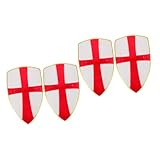 ELEOUTI 4 Piezas Escudo De Juguete Traje De Cosplay Escudo Caballero Escudo Juguetes Decoración Escudo Juego De rol Escudo Juego De Simulación Escudo Caballero Escudo para Cosplay Escudo