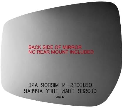 Compatible with Nissan Leaf/Kicks/Versa Replacement Mirror Glass Lens (Right Passenger)