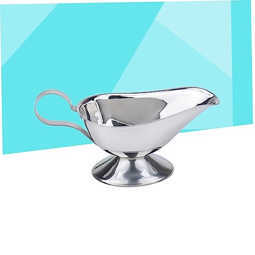 SHOWERORO Pratos De Molho De Aço Inoxidável Servidor De Molho De Salada Molheira De Metal Molho Derr