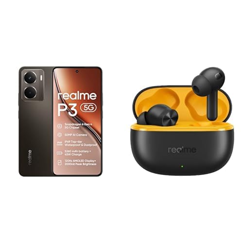 realme P3 5G mobile étanche IP69 pour streaming et gaming outdoor