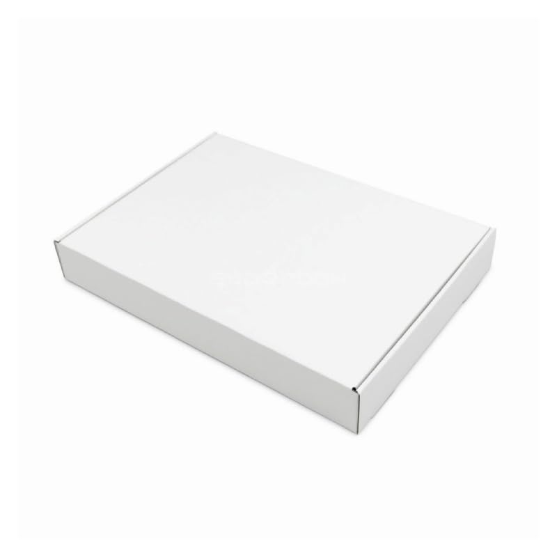 Large Letter PIP Postal Boxes 220 x 190 x 20mm, White Mailing Boxes, Compatible with Royal Mail Large Letter Size (200)