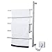 Produktbild 5-Bar Bad Handtuchheizkörper Elektrisch,Freistehend Wand Plug-In Handtuchwärmer Bad Rostfreier Stahl Handtuchhalter 45W  Tragbar Wäscheständer