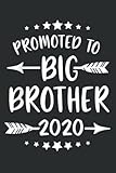 Promoted to Big Brother Est 2020 Boys Arrow Outfit Gift: HEARTS JOURNAL: Planner, Diary, 6x9 120 Pages, Lined College Ruled Paper, Journal, Matte Finish Cover