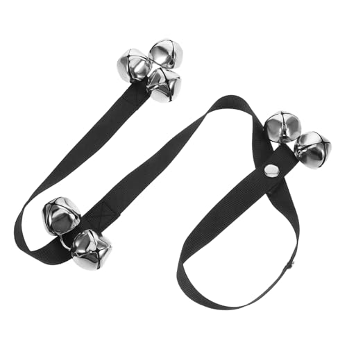 BCOATH 2個 犬用トレーニングベル 大声ベル付き耐久アイアン製 ペットトイレトレーニング用 簡単取り付け可能 全犬種対応ドアベル