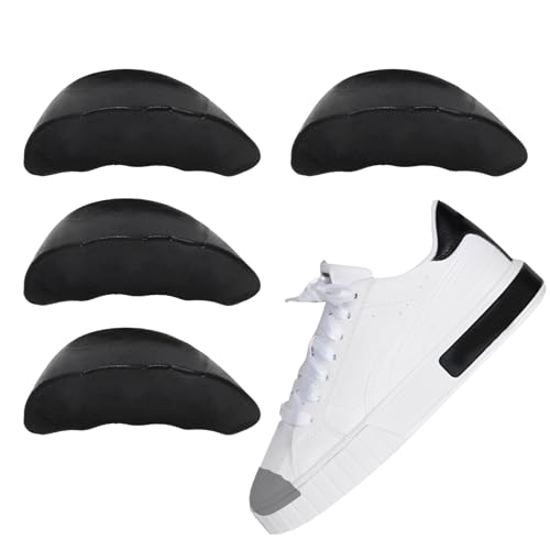2 Pairs Black Shoe Fillers, Shoe Size Reducer Inserts Prevent Heel Sliping, Comfort Insoles for Shoes That are Too Big, Soft Insole to Make Shoes Smaller for Casual Sports High Heels Boots