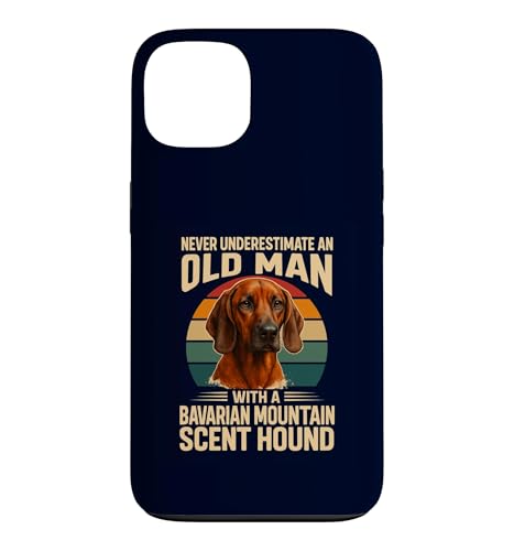 Never Underestimate Old Man Bavarian Mountain Hound ���g�� �X�}�z�P�[�X iPhone 13 �p