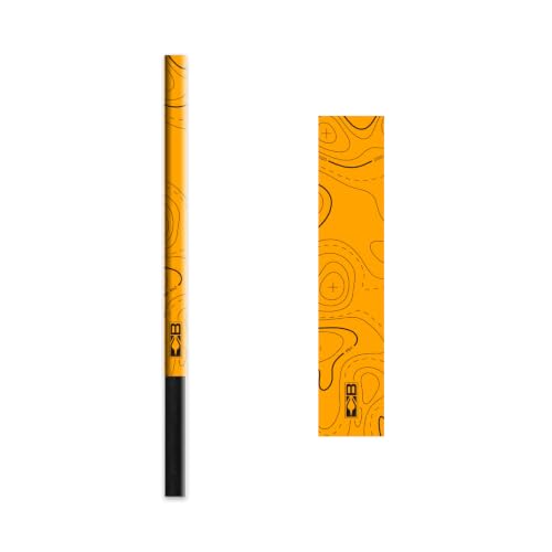 Bohning 5.5" Topographical Arrow Wraps, X-Large, Neon Orange