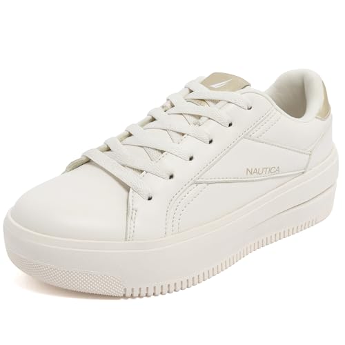 Image of Nautica Women Fashion Sneaker Lace-Up Tennis Casual Shoes for Ladies