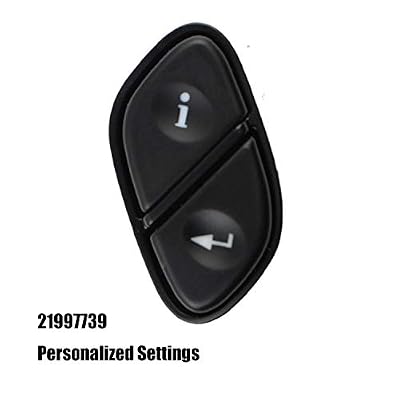 Steering Wheel Control Switch Button Replacement for 2003-2009 Silverado Suburban Tahoe Avalanche GMC Sierra Yukon Escalade Replaces# 21997738, 21997739, 1999442, 1999443