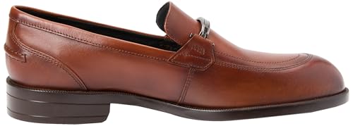 BOSS Men's Tayil_Loaf_lthw Loafer, Medium Brown, 10 UK4