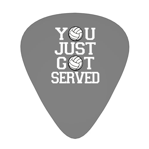 Gitarrenplektren für Bassisten und Bassisten (12 Stück) – Soundtrack zum Volleyball-Film „You Just Got Served