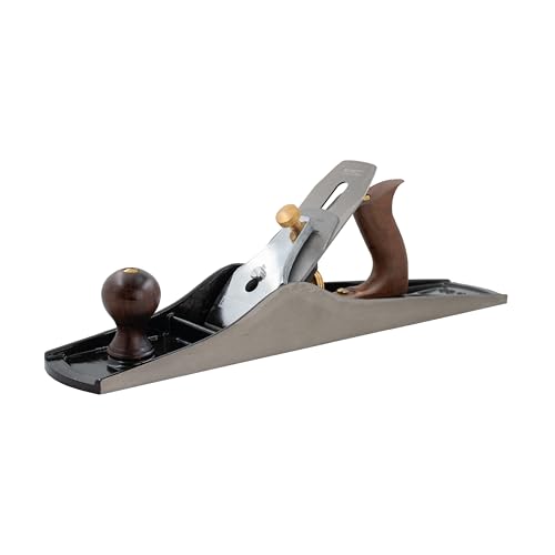 Cepillo de banco Faithfull n.° 6: herramienta manual de precisión de hierro fundido para madera dura y blanda, arranque de virutas, rectificado de cantos y nivelación de tablas