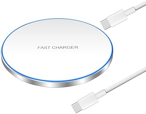 Wireless Charger 20W Thin Aviation Aluminum Fast Wireless Charging Pad Compatible with iPhone 14 (Pro,Plus,Pro max),12 13(Pro,Pro max,mini)/11/XS/XR/8,Samsung Galaxy S22/S21/S20/Note 20,airpods pro