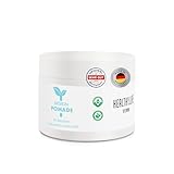 HLV - Design Pomade | Pomade für Glänzendes Finish & Extrem Starken Halt | BIO & Wasserbasierte Formel für Männer | 24h Halt | Für Perfektes Styling | Ideal für Zurückgekämmtes Haar | 50 ml