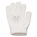Ice Skating Gloves for Children, Non-Slip Rubber Dot Palm & Warm Cotton Fabric, Stretch Fit for Ages 3–10+, Lightweight 30g Pair (S/M/L) – for Ideal for Figure Skating and Ice Sports(White)(M)